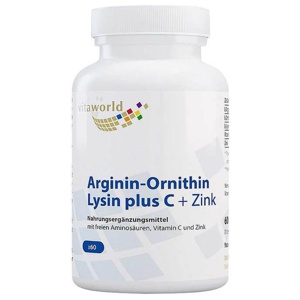 Arginin-Ornithin-Lysin Plus C + Zink Kapseln, 60 St Kapseln Produktbild