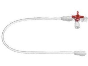 Argon mellomstykke han-3veiskran/han 15cm steril 25 stk produktbilde
