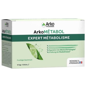 Arkometabol Expert Metabolisme Sticks, 15 St Pulver zur Herstellung einer Lösung zum Einnehmen Produktbild