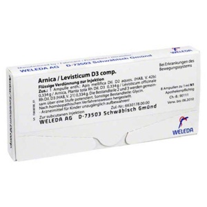 ARNICA/LEVISTICUM D 3 comp.Ampullen Produktbild