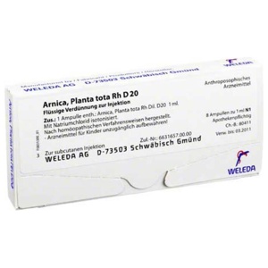 ARNICA PLANTA tota Rh D 20 Ampullen Produktbild