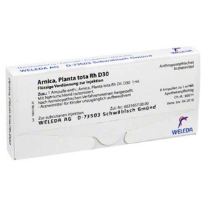 ARNICA PLANTA tota Rh D 30 Ampullen Produktbild