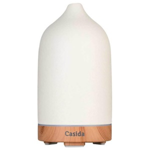 AROMA DIFFUSER Keramik weiß/Holz Produktbild