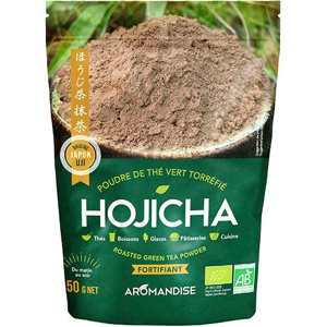 Aromandise Hojicha gøn te pulver Økologisk   50 g produktbillede