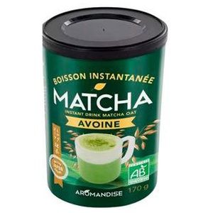 AromandiseÂ Matcha Instant Latte Havre Ø - 170 g. produktbillede