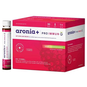 ARONIA+ PRO IMMUN Trinkampullen Produktbild
