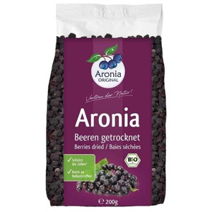 Aroniabeeren getrocknet Bio FH, 200 g n.v. Produktbild