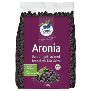 Aroniabeeren getrocknet Bio FH, 500 g n.v. Produktbild
