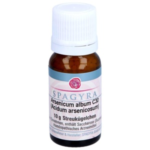ARSENICUM ALBUM C 30 Acidum arsenicosum Globuli Produktbild