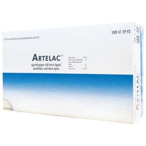 Artelac 3,2 mg/ml øyedråper i endosebeholder 180x0,5 ml produktbilde