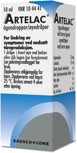 Artelac, ögondroppar, lösning, 10 ml