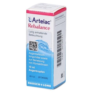 Artelac Rebalance Augentropfen, 10 ml Augentropfen Produktbild