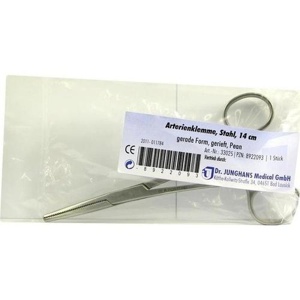 ARTERIENKLEMME Stahl Pean 14 cm Produktbild