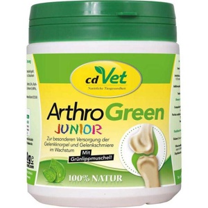 Arthrogreen Junior Pulver für Hunde und Katzen, 80 g Pulver Produktbild
