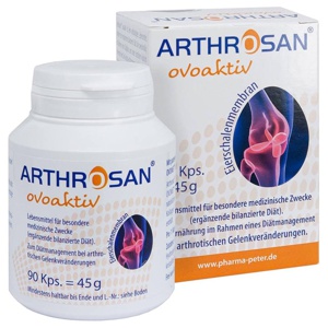 ARTHROSAN ovoaktiv Eierschalenmembran Kapseln Produktbild