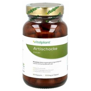 Artischocke 500MG Extrakt Vitalplant 90 Stück Produktbild