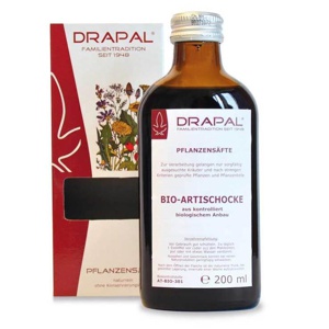 ARTISCHOCKEN BIO Pflanzensaft Drapal Produktbild