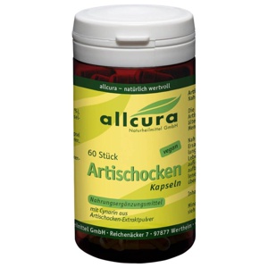 allcura Artischocken Kapseln, 60 St Kapseln Produktbild