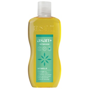 Asan+ intimvaskeolje 220 ml produktbilde