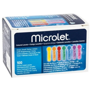 Ascensia Contour Microlet La, 100 St Lanzetten Produktbild