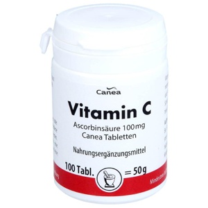 ASCORBINSÄURE 100 mg Canea Tabletten Produktbild
