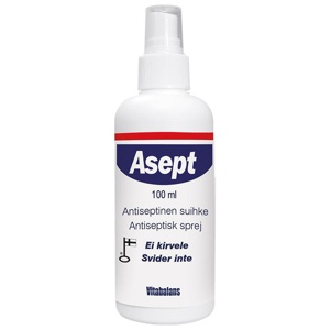 Asept Multifunktionell Antiseptisk Spray 100 ml produkt bild