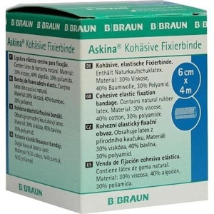 ASKINA Fixierbinde kohäsiv 6 cmx4 m Produktbild