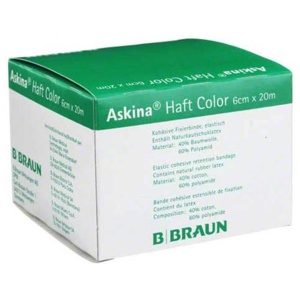 Askina Haftbinde Color 6cmx2, 1 St Binden Produktbild
