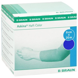 ASKINA Haftbinde Color 8 cmx20 m blau Produktbild