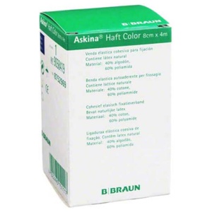Askina Haftbinde Color 8cmx4, 1 St Binden Produktbild