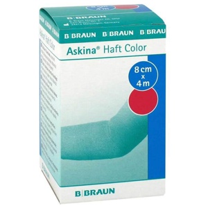 Askina Haftbinde Color 8cmx4, 1 St Binden Produktbild