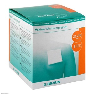 ASKINA Mullkompressen 10x20 cm steril Produktbild