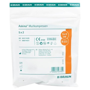 ASKINA Mullkompressen 5x5 cm steril Produktbild