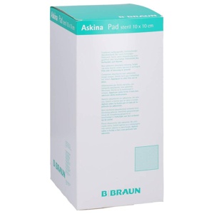 Askina Pad Wundauflage 10x10, 100 St n.v. Produktbild