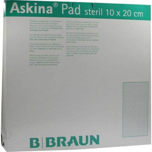 Askina Pad Wundauflage 20x10, 100 St n.v. Produktbild