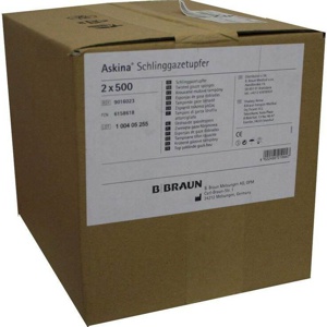 ASKINA Schlinggazetupfer pflaumengroß unsteril Produktbild