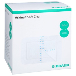 ASKINA Soft Clear transp.Folienverband 5x7,5 cm Produktbild