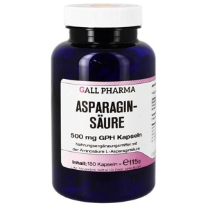 Asparaginsäure 500 mg GPH Kapseln, 180 St Kapseln Produktbild