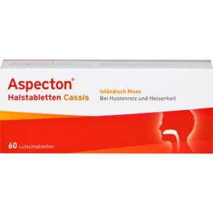 ASPECTON-Halstabletten-Cassis-Lutschtabletten Produktbild