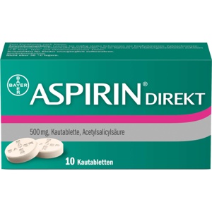ASPIRIN Direkt Kautabletten Produktbild