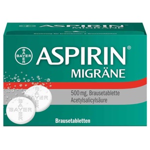 ASPIRIN MIGRÄNE 500 mg Brausetabletten Produktbild