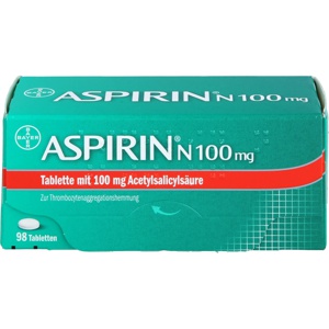 ASPIRIN N 100 mg Tabletten Produktbild