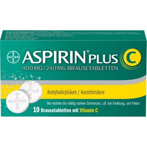 ASPIRIN PLUS C 10 St Brausetabletten Produktbild