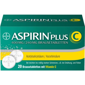 ASPIRIN PLUS C 20 St Brausetabletten Produktbild