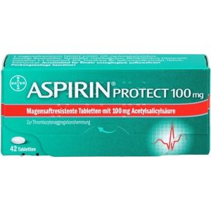 ASPIRIN Protect 100 mg magensaftres.Tabletten Produktbild