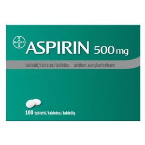 Aspirin tbl 500mg n100 toote pilt