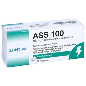 ASS 100 Tabletten, 50 St Tabletten Produktbild