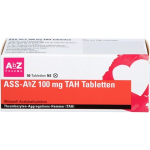 ASS AbZ 100 mg TAH Tabletten Produktbild