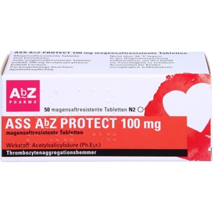 ASS AbZ PROTECT 100 mg magensaftresist.Tabl. Produktbild