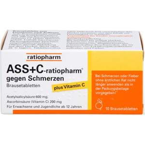 ASS-C-ratiopharm-gegen-Schmerzen-Brausetabletten Produktbild